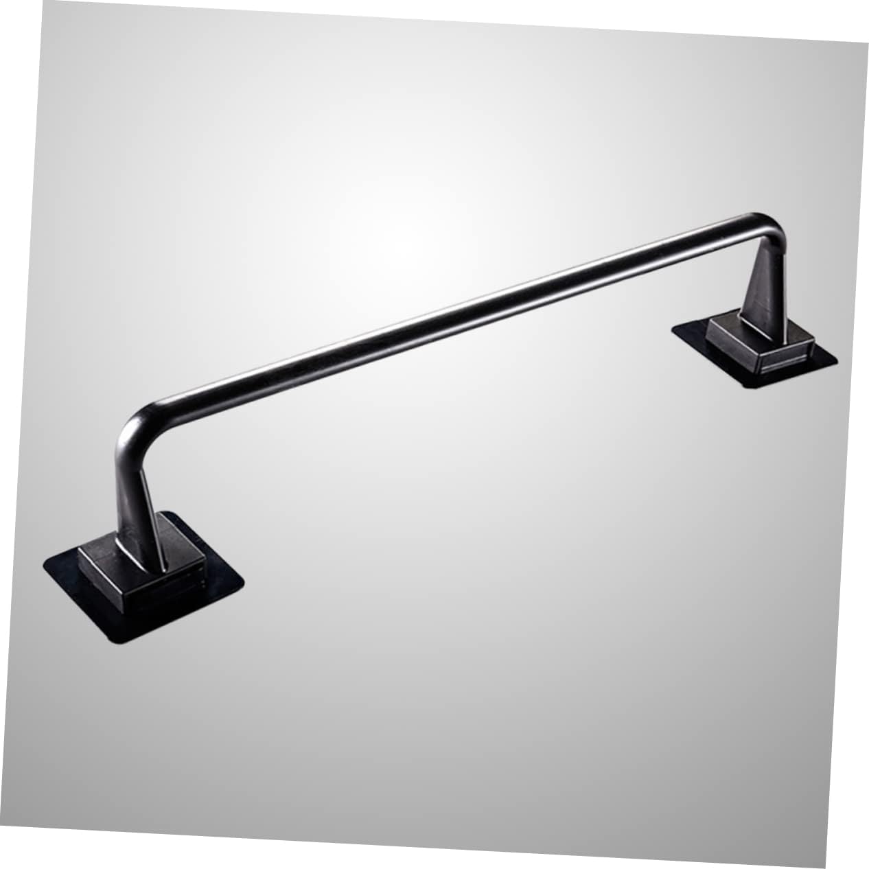 Gadpiparty Plastic Towel Bar Single Hook Bathroom Holder Black