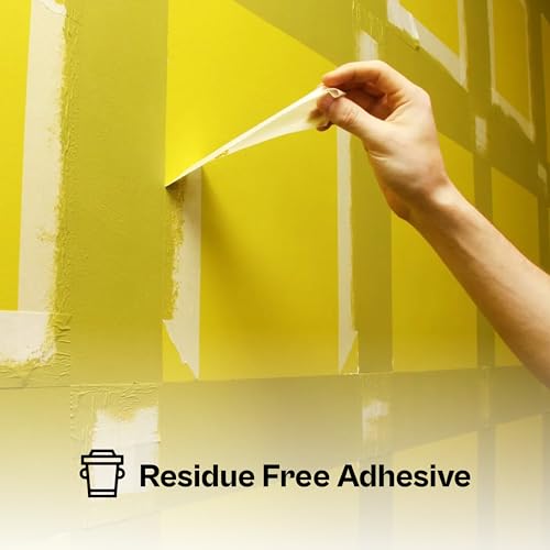 Heavy Duty Masking Tape 43 Mil 34 Inch x 60 Yards 96 Rolls