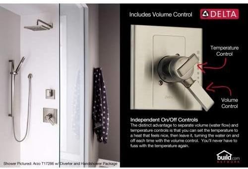Delta Faucet Dryden 17 Series Dual-Function Handle Valve Trim Kit