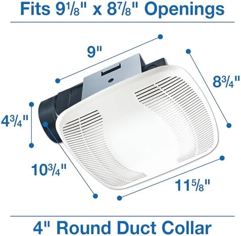Air King 90 CFM Ceiling Mounted Exhaust Fan White