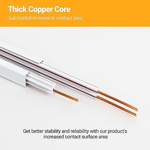 VANoopee H Track Lighting Rails Kit 66FT White 1