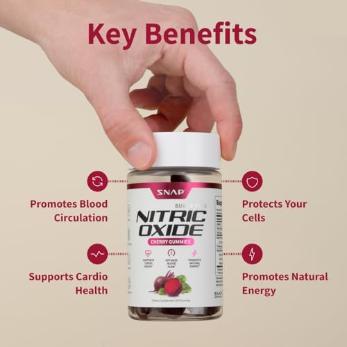 Snap Supplements Beet Root Gummies - 2 Pack Sugar Free Cherry Flavor
