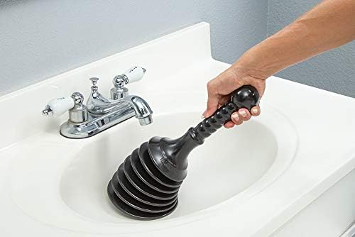 Master Plunger MPS4 Sink Drain Plunger Black