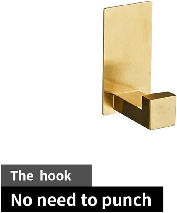 Brushed Gold Towel Rail Rack Set for Bathroom and Kitchen