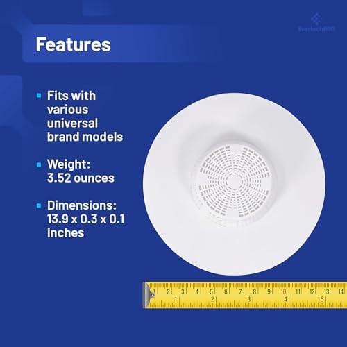 EvertechPRO PLB261021BK Hair Catcher Drain