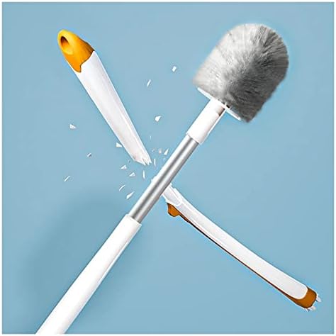 KIZQYN Toilet Brush Set with Soft Hair and Long Handle