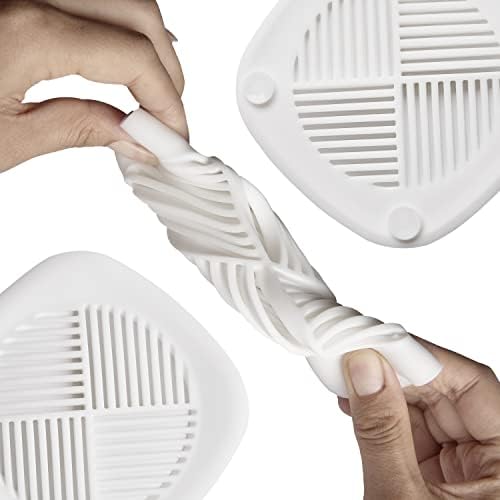Couidl Hair Catcher Shower Drain Cover 55 Inch 2 Pack
