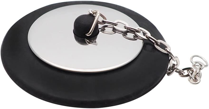Rubber Choke Drain Stopper with Chain 1PC