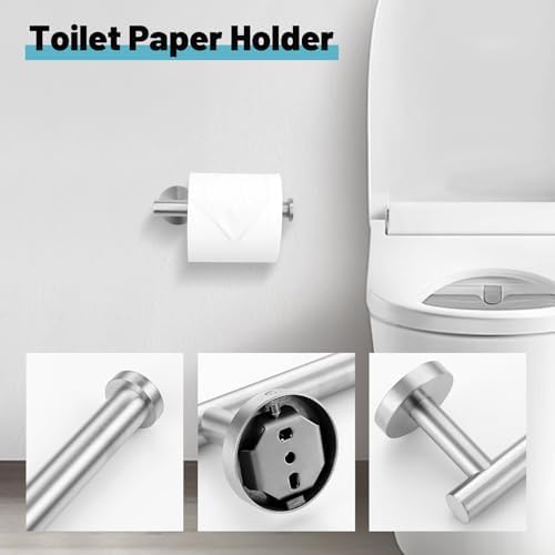 10-Piece Brushed Nickel Bathroom Hardware Set