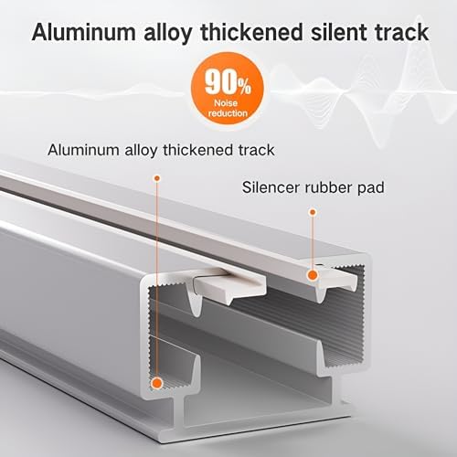 Smart Curtain Track System with Mini Zigbee Motor and App Control