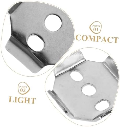 2Pcs Bath Towel Rack Mounting Hardware Elegant Design Easy Installation