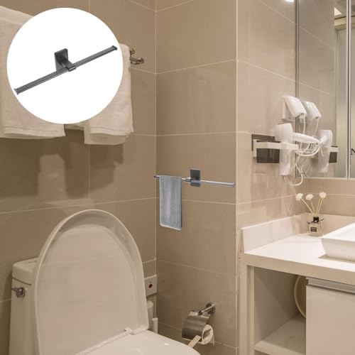 Wakauto Wall-Mounted Towel Rack No Drilling 1