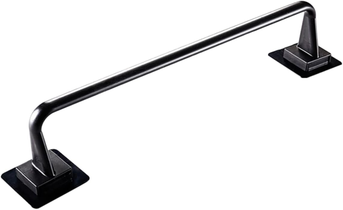 NUOBESTY Plastic Towel Bar Black
