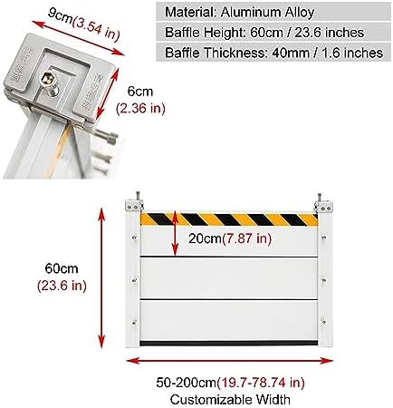 Flood Barrier Threshold Heavy Duty Doorway Flood Control System