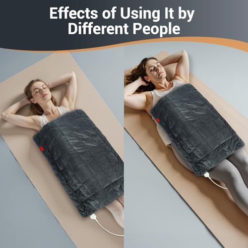 Comfytemp Weighted Heating Pad for Back Cramps