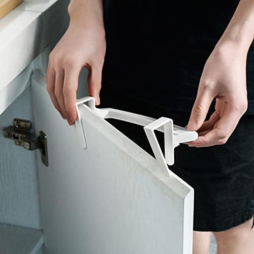 BOLOUY Towel Rack Over Door Holder for Bathroom Kitchen Cabinet
