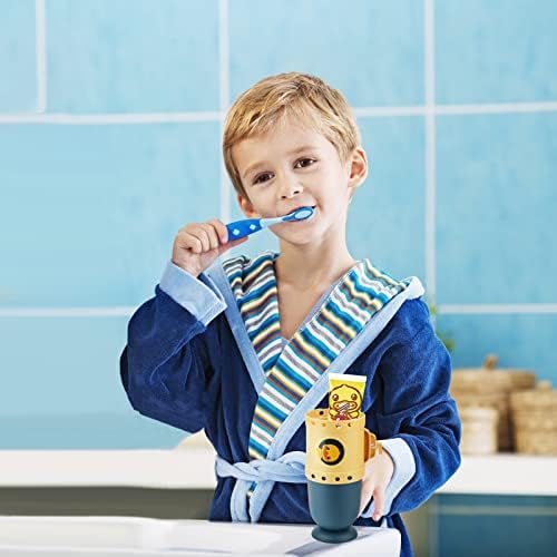 Pwsap Toothbrush Travel Case with 3-in-1 Design Blue