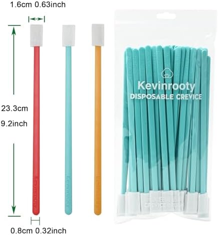 100PCS Disposable Crevice Brush Tool Kit Blue