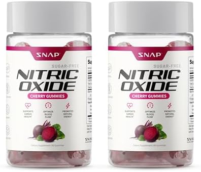 Snap Supplements Beet Root Gummies - 2 Pack Sugar Free Cherry Flavor