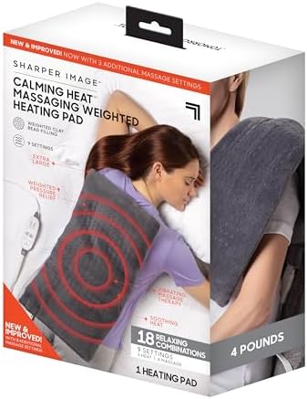 Calming Comfort Weighted Heat Massage Pad