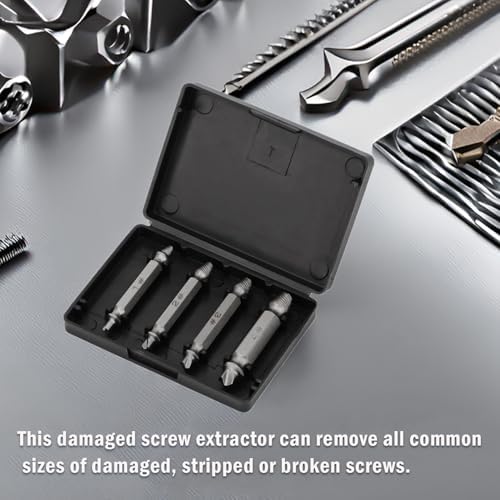 Damaged Screw Extractor Set for Stripped Screws Nuts Bolts