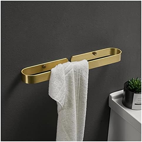 TYZK 30cm Brushed Gold Towel Holder