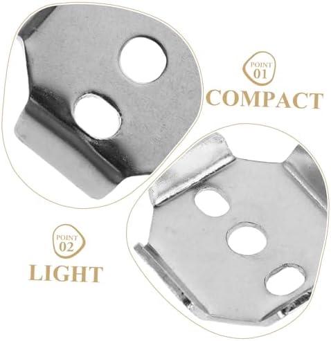 Luxshiny 2Pcs Bathroom Towel Bar Mounting Bracket