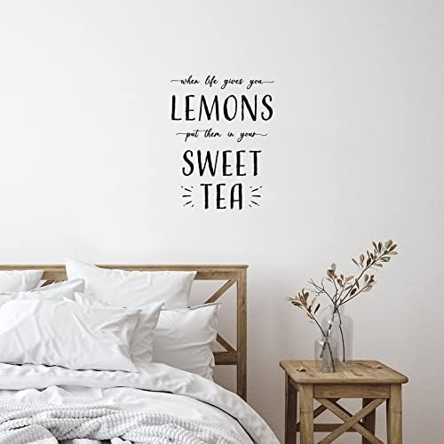 When Life Gives You Lemons Wall Decal 22in