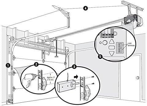 LiftMaster 841LM Garage Door Lock