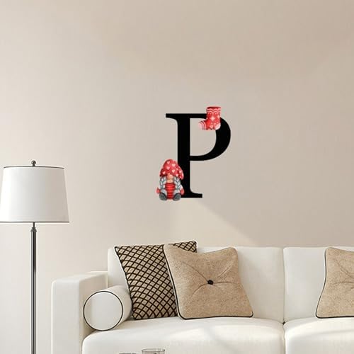 Wodevor 22 Inch Reusable Red P Quote Wall Decal
