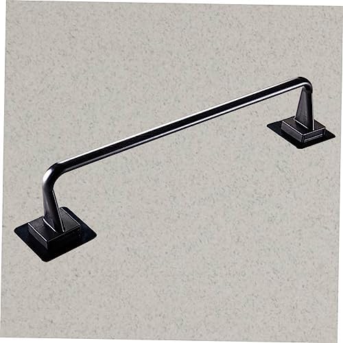 STOBOK Plastic Towel Bar Adhesive Bathroom Holder