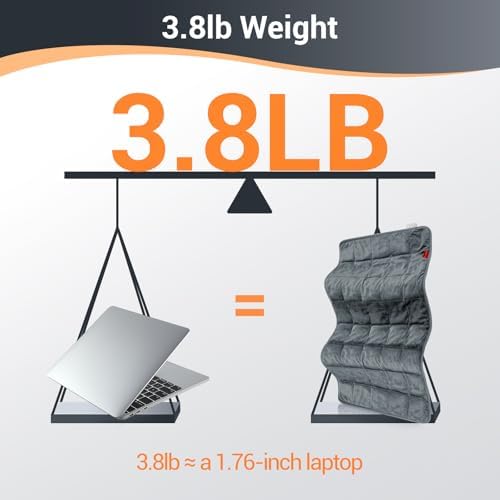 Comfytemp Weighted Heating Pad for Back Cramps