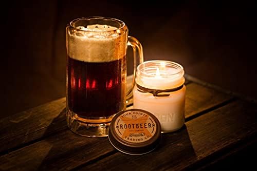 Root Beer Scented Candle 8 Oz with Jar