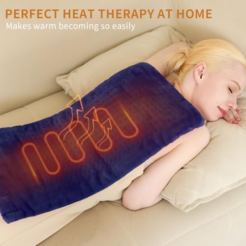 Myiosus Weighted Heating Pad with 3 Heat Settings 6 Massage