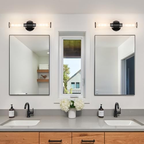 Daunton Matte Black Wall Sconces Set of Two