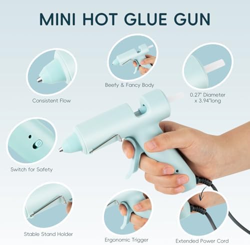 Mini Hot Glue Gun Kit with 30 Glue Sticks 1