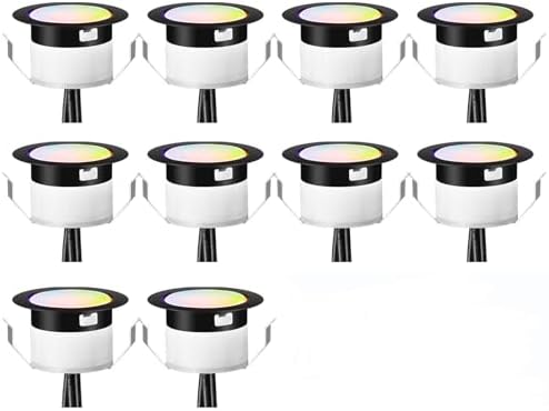 FVTLED WiFi Deck Lights Kit RGBW 10pcs Voice Control 1