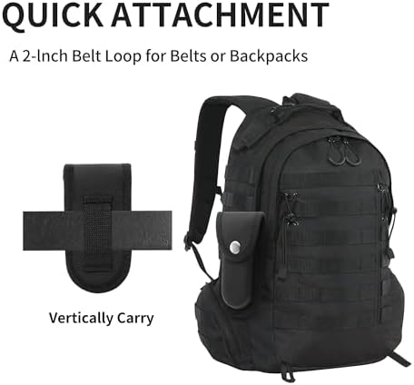 Timsec Nylon Knife Sheath with Snap Closure