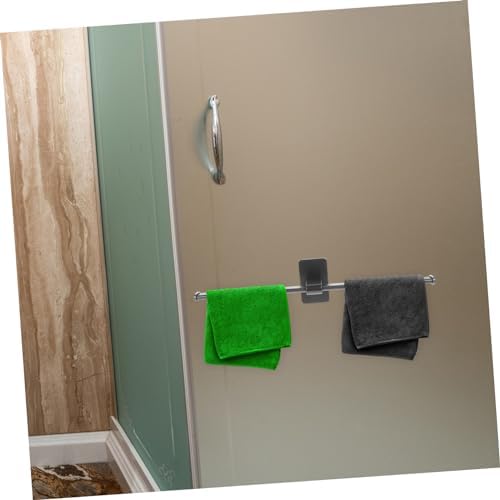 PRETYZOOM Wall Mounted Towel Rack No Drill