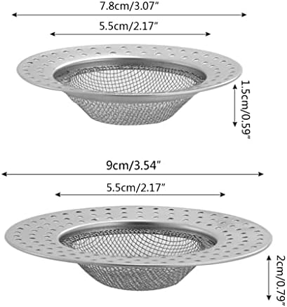 Saddgo Round Drain Cover Hair Catcher Mesh Screen