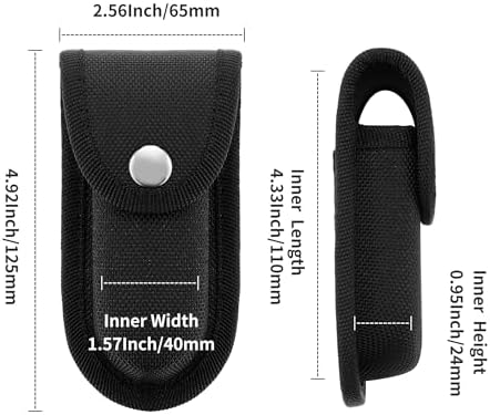 Timsec Nylon Knife Sheath with Snap Closure