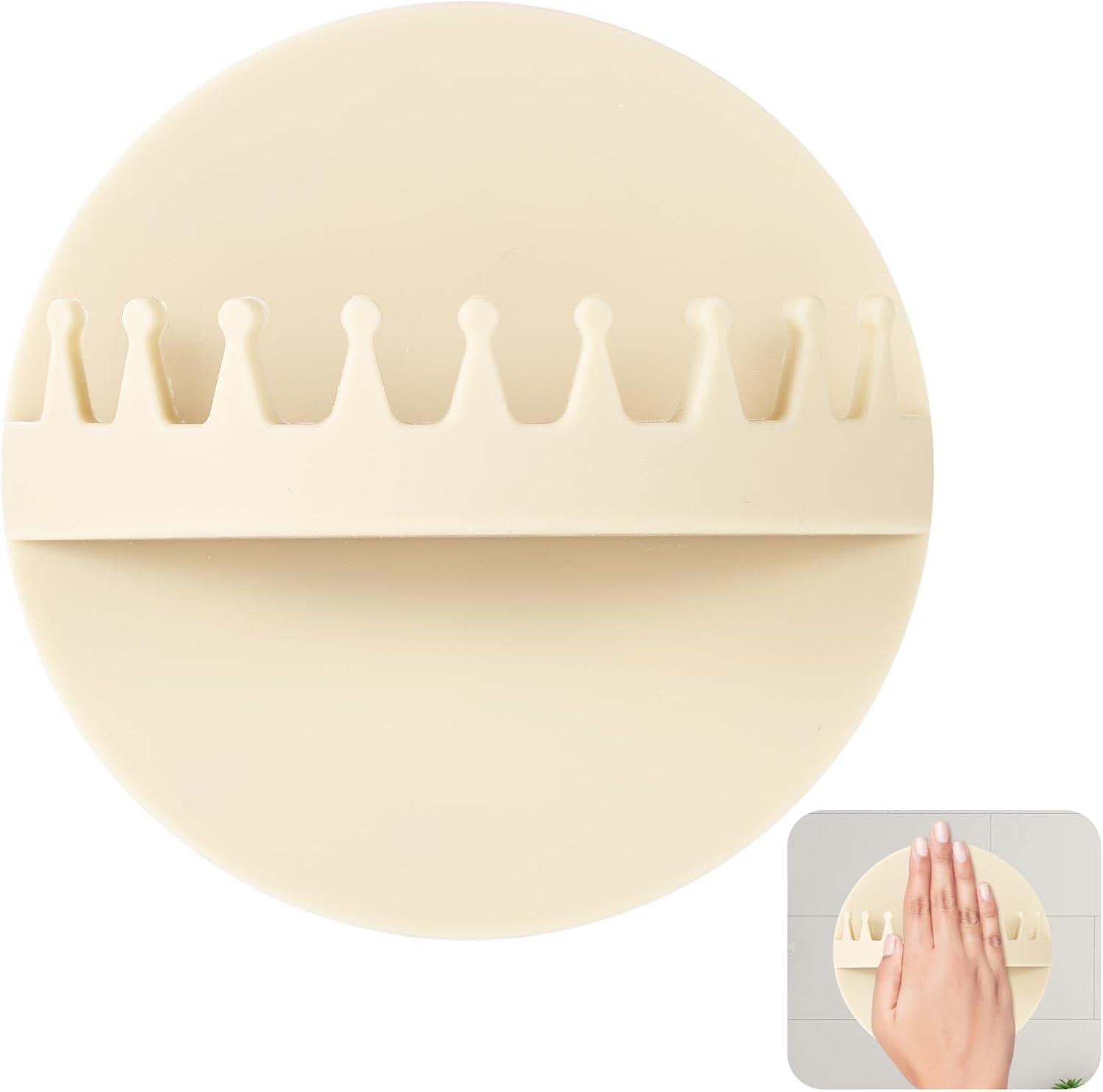 Tinoaly Shower Hair Catcher with 17 Suction Cups 1