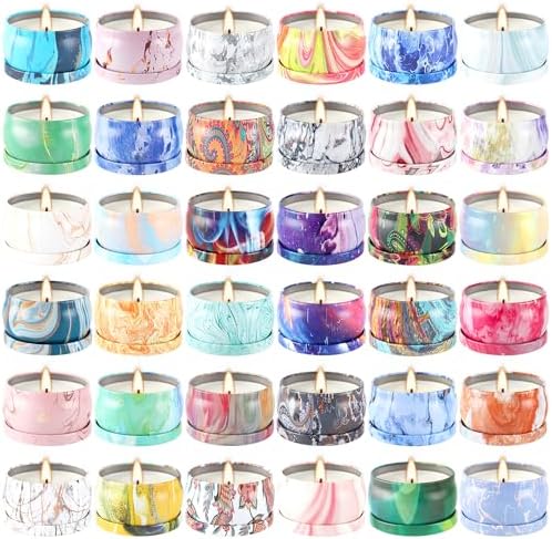 Scented Candles Gift Set 36 Pack Soy Wax Aromatherapy