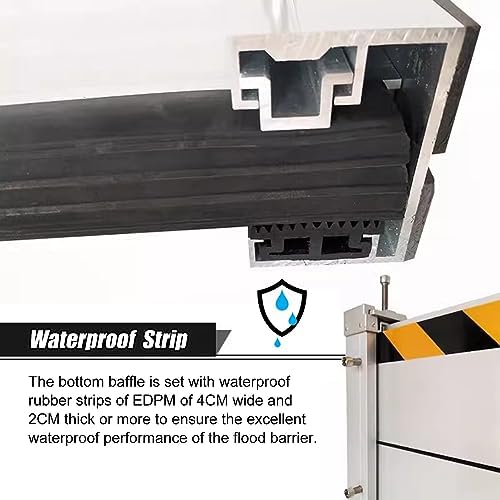 Flood Barrier Threshold Heavy Duty Doorway Flood Control System