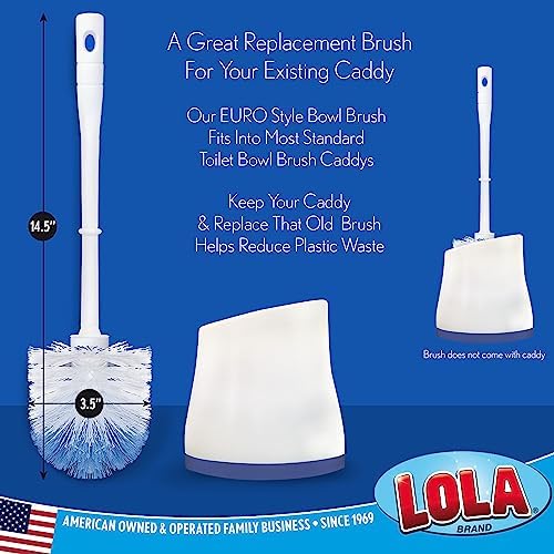 Lola Products Classic Toilet Brush 6 Pack