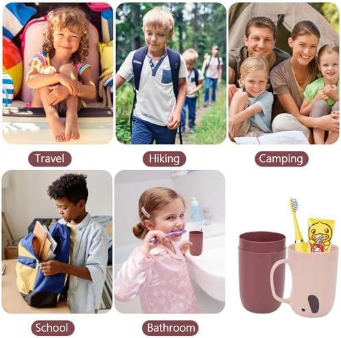 Vspek Travel Toothbrush Case with Elephant Design