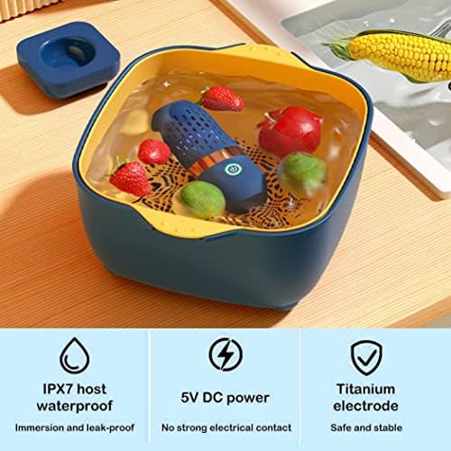 Havamoasa 1PC Fruit Cleaner Portable USB Rechargeable