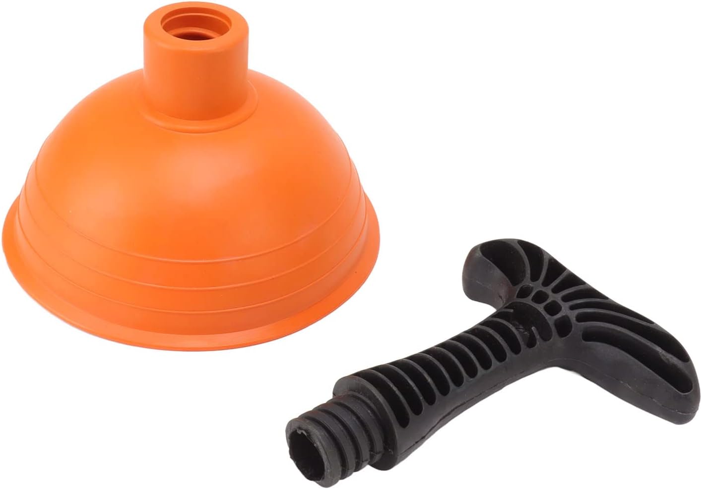 Mini Sink Plunger with Short Handle for Bathroom Kitchen Orange 1