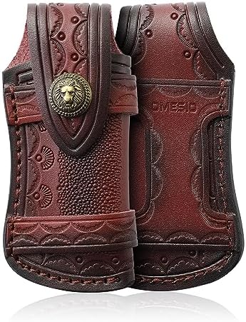 Omesio Folding Knife Sheath for Belt 453 Leather Case