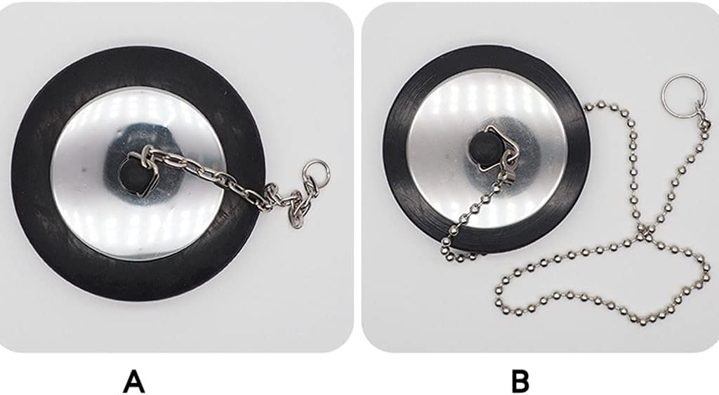 Rubber Choke Drain Stopper with Chain 1PC